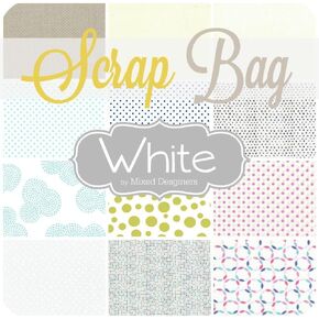 Low Volume Scrap Bag (Approx 2 Yards) by Mixed Designers - Southern Fabric DIY Quilt Fabric