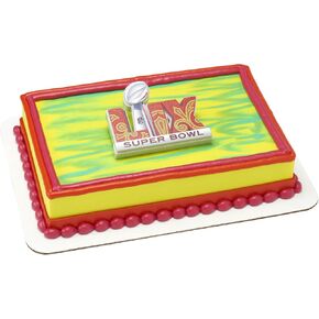 DecoPac NFL Super Bowl LIX Cake Decoration, Football Cake Topper, Officially Licensed, Food Safe Cake Topper