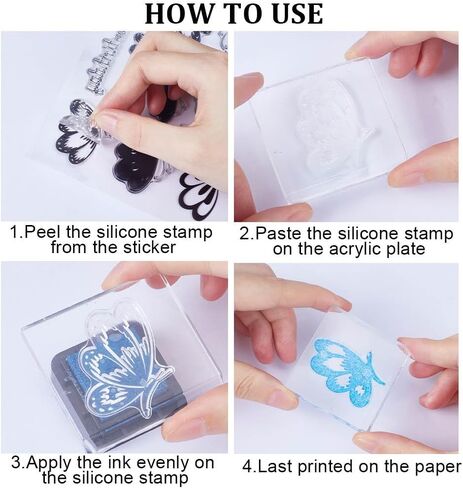 CRASPIRE Vintage Pattern Clear Stamps Stripe Lines Reusable Retro Background Transparent Silicone Stamp Seals for Journaling Card Making DIY Scrapbooking Photo Album Decorative in Saudi Arabia