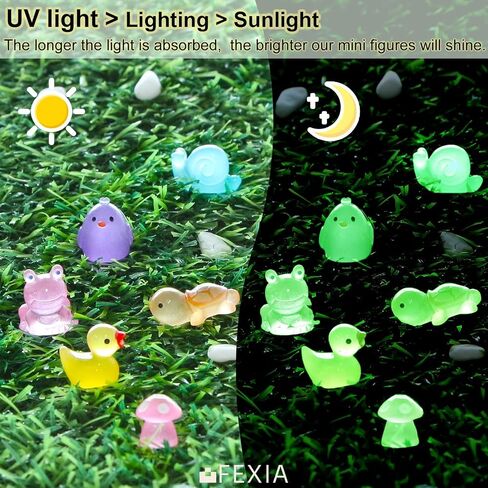FEXIA Easter Bunny Miniature Figurines 30Pcs Mini Resin Figurines Rabbit & Gnome Miniatures, Perfect for Easter Party Gifts Dollhouse Fairy Garden Landscape Home Decor Egg Stuffers DIY Crafts Decor in Saudi Arabia