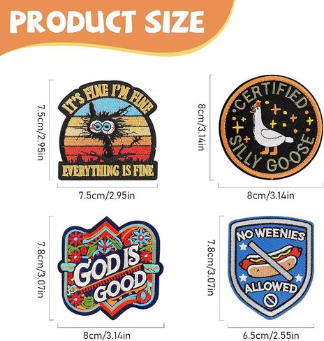 LEMIBK 50pcs Random Tactical Morale Patches Pack, Embroidery Loop and Hook Patches Set for Tacitcal Backpacks, Vest, Military Uniforms,Caps, Bags, Tactical Gears Etc. in Saudi Arabia