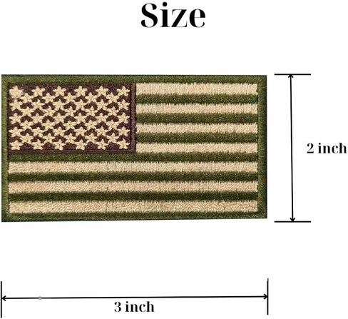 Multicam Tactical Patches of US American Flag 2 Pcs Hook and Loop Patches Sew On Embroidered American Flag Patch Applique for Backpacks Caps Hats Jackets Pants Rectang Military Army Uniform Emblems in Kuwait