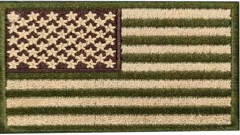 Multicam Tactical Patches of US American Flag 2 Pcs Hook and Loop Patches Sew On Embroidered American Flag Patch Applique for Backpacks Caps Hats Jackets Pants Rectang Military Army Uniform Emblems in Kuwait