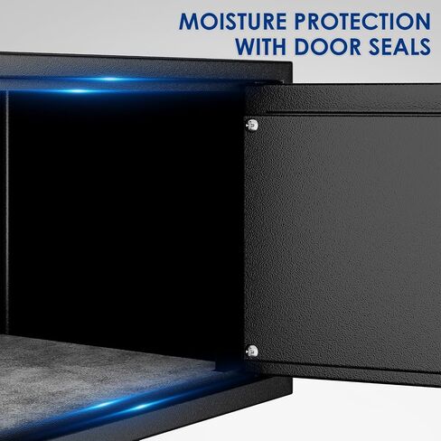 Fireproof Safe with Fire Video,1.0 Cubic Feet Class A Standard Digital Safe Box Fireproof for Home&Office,Alloy Steel Fire Proof for Document Money Jewelry Valuables,Black in Saudi Arabia