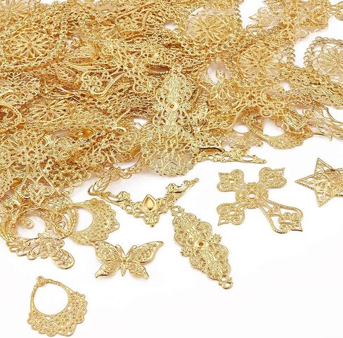 Pandahall Tibetan Alloy Chandelier Charms Earrings Connector Links Dangle Pendants for Jewelry Making Necklace in Saudi Arabia
