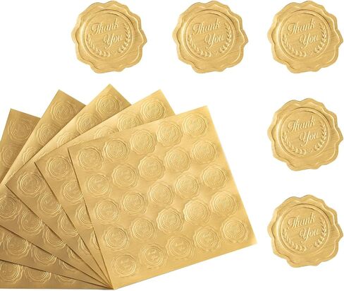 300 Pcs Gold Embossed Wax Seal Heart Shape Envelope Seals Stickers for Wedding Invitations/Greeting Cards/Party Favors, Self-Adhesive (Save The Date) in Saudi Arabia