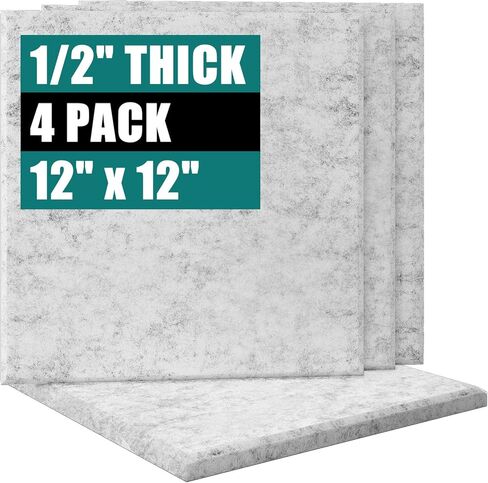 لوحة Cork Board للجدار: لوحة نشرة كبيرة جدًا للمكتب - البلاط السميك البالغ 0.5 بوصة 6 PCS مربعات لوحة دبوس رمادية لاصق in Kuwait