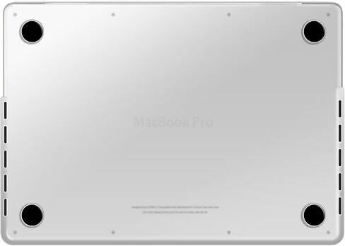 ueswill [حالة غير مرئية فائقة الرقيقة] لعام 2024 2023 2022 2021 MacBook Pro 14 بوصة مع M4 M3 M2 M1 Pro Max Chip ، غطاء قشرة صلبة شفافة متميزة ، Clear Clear in Kuwait