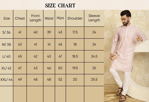Sojanya (Since 1958, Men's Pure Cotton Grey designer ONLY Long Kurta in Kuwait