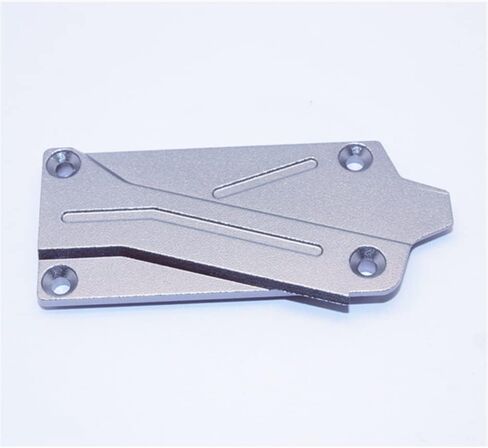 KingVal Replacement Aluminum Chassis Electronic Components RC Spare Parts Compatible with 1/10 AXIAL YETI 90026 RC Car (Gray) in Kuwait