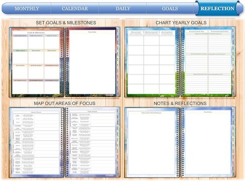 Tools4Wisdom Planner 2025-2026 - April 2025-2026 Calendar - 8.5x11 Inch Hardcover - Monthly Weekly Daily Planner - A5J6 - Make Today Amazing in Saudi Arabia