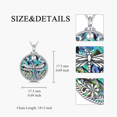 PELOVNY Urn Necklaces for Ashes S925 Sterling Silver Western Turquoise Pendant Cremation Jewelry Memorial Gifts for Women Mom in Saudi Arabia