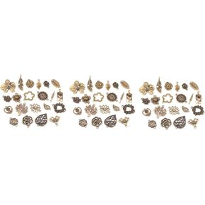NUOBESTY 63 Pcs Necklace Supplies The Flowers