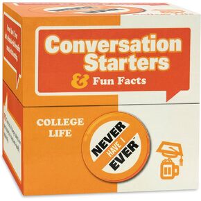 Never Have I Ever Conversation Starters: College Life Edition | Funny Card Game for Parties, Pregames, Spring Breaks, and Vacations | Fun Card Games for College Students | 150 Cards | Ages 17+