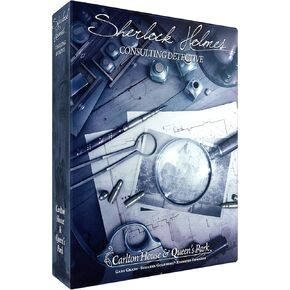 Sherlock Holmes Consulting Detective - Carlton House & Queen's Park Board Game - Captivating Mystery Game for Kids & Adults, Ages 14+, 1-8 Players, 90 Min Playtime, Made by Space Cowboys