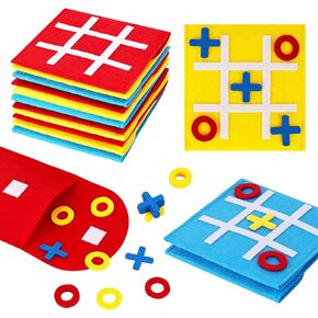 LovesTown 30PCS Tic Tac Toe Board Game, Mini Strategic Board Game for Kids Family Classic Educational Toys Indoor Party Game for Goodie Bag Stuffers Party Favors Gifts