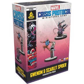 Atomic Mass Games Marvel: Crisis Protocol Gwenom & Scarlet Spider Character Pack - Unleash Alternate Universe Heroes! Tabletop Superhero Game, Ages 14+, 2 Players, 90 Min Playtime, Made