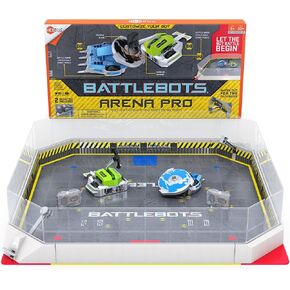 Hexbug Battlebots Arena Pro ، ألعاب روبوت التحكم عن بعد للأطفال الذين لديهم أكثر من 100 تكوين ، ألعاب STEM للبنين والبنات الذين تتراوح أعمارهم
