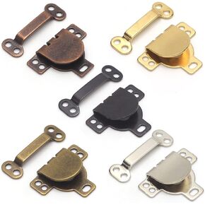 20 Sets Hook and Eye Sewing Closures for Clothing, Skirt, Trousers, 5 Colors