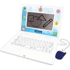 Lexibook - Bilingual and Educational Laptop English/Spanish - Toy for Children, 170 Activities to Learn Languages, Mathematics, Logic, Clock Reading, Play Games and Music, Large Screen - JC599i2