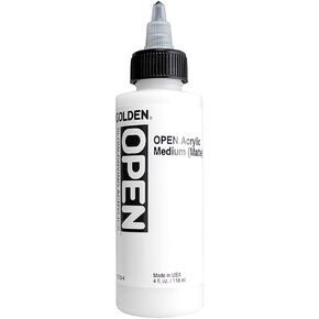 OPEN Slow-Drying Acrylics by GOLDEN, Acrylic Medium (Matte), 8 fl oz.