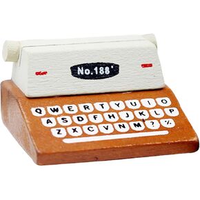 Dollhouse Miniature Mini Vintage Typewriter,Doll House Accessories Décor