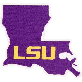 Desert Cactus LSU Patch – Embroidered Iron On/Sew On Applique for Blazers, Jackets, Backpacks, Bags, Hats & Tactical Gear – LSU Tigers (Patch - Design G)