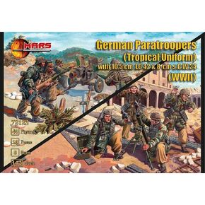 Mars Figures 72123-1/72 German Paratroopers (Tropical Uniform) WWII Model kit
