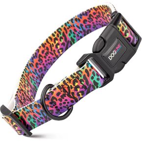 DOGLINE Biothane Waterproof Quick Release Dog Collars - Strong Collar, Odor-Proof, Easy to Care, Fits Dog Collar for Large Dogs (Canada, 1" W by 15-23" L)