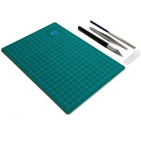 Huron Precision Self-Healing Cutting Mat for Crafts, Hobbies, Sewing, and Scrapbooking - Rotary Cutting Board Double Sided for Cutting Quilting Modeling Projects (Set)
