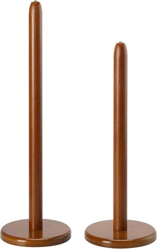 ARTOWELL Accessory Replacement Spindles, Exclusively Compatible with Artowell Brand Dual-Axle Yarn Holder ASIN:B0CKS1TSV6 (One Long and One Short Set，Walnut-Colored Finish) in Saudi Arabia