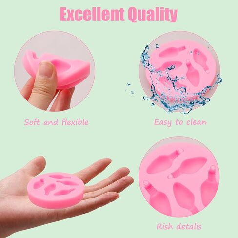 أحذية بوليمر بوليمر طين القوالب الأزياء حقيبة يد عالية الكعب راتنجات الشوكولاته لديي القلادات اللطيفة المجوهرات in Kuwait