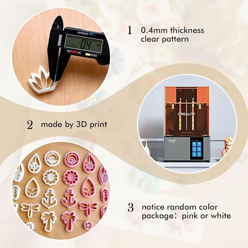 Keoker Polymer Clay Cutters, Summer Clay Cutters, Polymer Clay Cutters for Earrings Jewelry Making, 12 Shapes Flower Clay Earrings Cutters in Saudi Arabia
