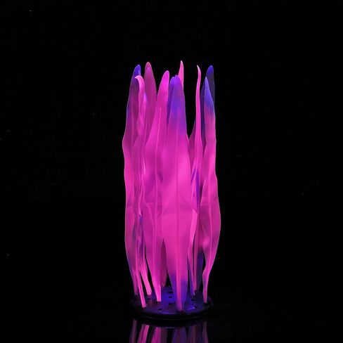 Glowing Fish Tank Decorations Plants, 5 pcs Glow Aquarium Decoration Plants Kit Glowing Sea Anemone Coral Ornaments in Kuwait