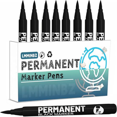 White Acrylic Paint Pens Permanent Marker Painting Coloring Pens Art Marker for Clothes Tire Wood Rocks Metal Canvas Plastic Ceramic Glass Scrapbook (White-1) in Kuwait
