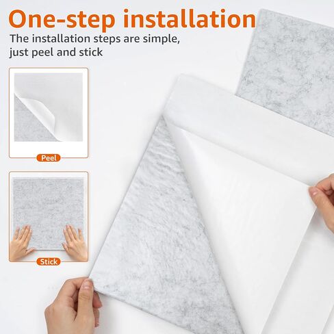 Felt Cork Board for Wall: Extra Large Bulletin Board for Office - 0.35 Inch Thick Corkboard Tiles 6 PCS Black Pin Board Squares Adhesive in Saudi Arabia