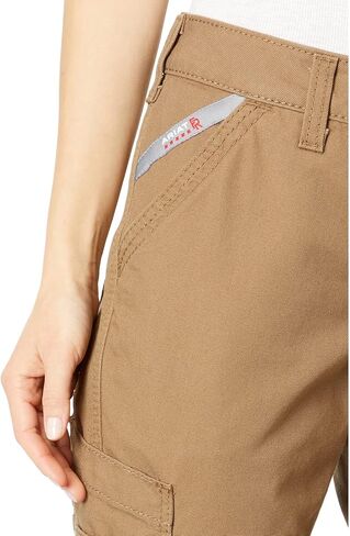 Ariat Female FR Stretch DuraLight Canvas Stackable Straight Leg Pant Iron Grey 32 in Saudi Arabia