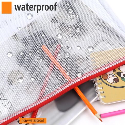 25pcs Mesh Zipper Pouch for Organization and Storage,Clear PVC Travel Zipper Bags,Multipurpose Storage Bags Suitable for Travel, School, and Office Supplies in Kuwait