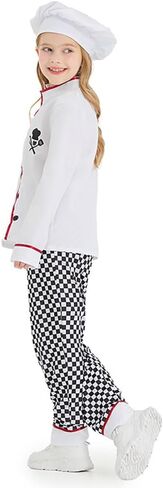 Kids Girls Boys Halloween Costume Cosplay Veterinarian Doctor Chef Dress Up Clothes Outfit in Saudi Arabia