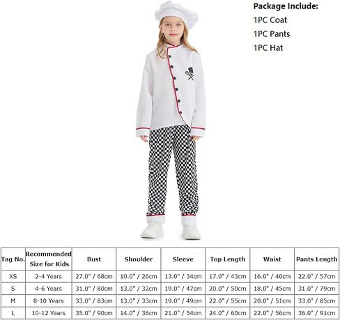 Kids Girls Boys Halloween Costume Cosplay Veterinarian Doctor Chef Dress Up Clothes Outfit in Saudi Arabia