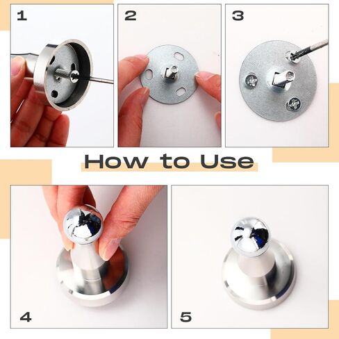 Shimeyao 8 Pack Magnetic Door Stop Floor Mounted Door Stopper Magnetic Catch Wall Mounted with Catch Holder with Screws for Hold Open Wall Protector(Black) in Saudi Arabia