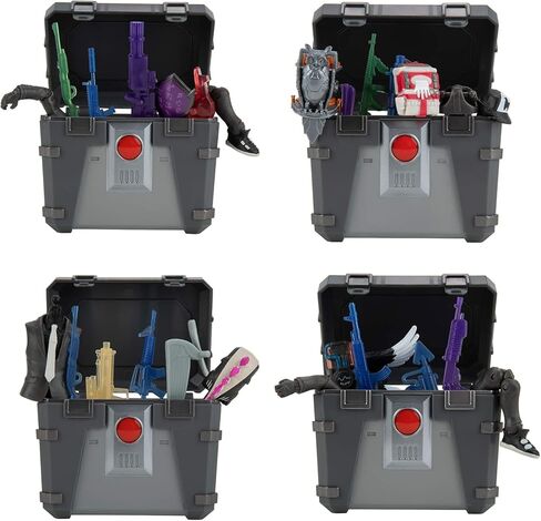 مجموعة Fortnite Blind Bag Action مجموعة - حزمة مع قفص الإمداد ، الصدر Henchman ، و Battle Box Plus ملصقات | صندوق تمثيل لعبة Fortnite Mystery Toy in Kuwait