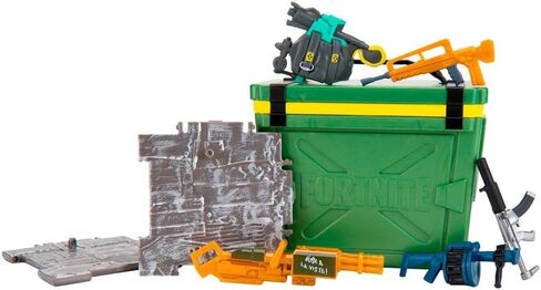 مجموعة Fortnite Blind Bag Action مجموعة - حزمة مع قفص الإمداد ، الصدر Henchman ، و Battle Box Plus ملصقات | صندوق تمثيل لعبة Fortnite Mystery Toy in Kuwait