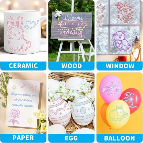 Sofier Glitter Markers 12 Colors Glitter Gel Pens Coloring Markers for Adults Metallic Paint Pens for Crafts Greeting Cards Poster Art Supplies Christmas Stocking Stuffers Gifts in Kuwait