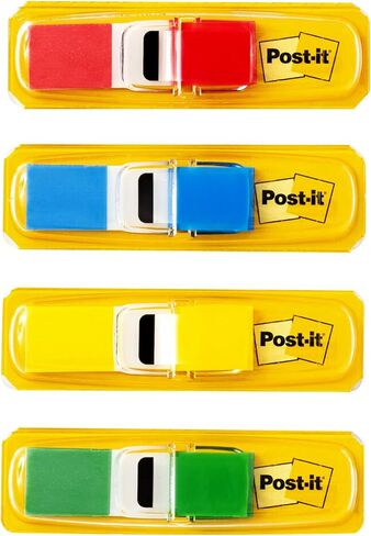 Post-it Flags, 35/Dispenser, 4 Dispensers/Pack.47 in Wide, Assorted Primary Colors (683-4) in Saudi Arabia
