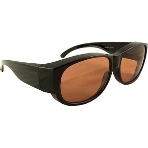 Fit Over Sunglasses Blue Blocker Driving Lens Wear Over Prescription Glasses