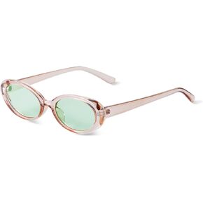 JUDOO Retro Oval Sunglasses for Women Men 90s Vintage Cat Eye Glasses Oval Glasses UV400 Protection Driving Sun Glasses