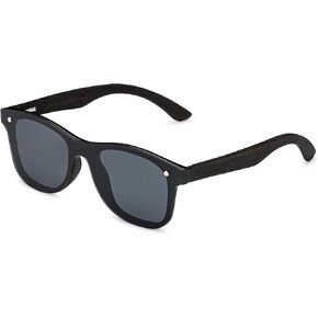 Premium Wood Sunglasses | Polarized & UV Protection | Flat, One-Piece, Mirrored Lens | Eco-Friendly