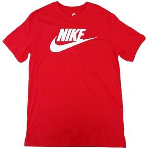 Nike Men's Dri-Fit Icon Futura Graphic Tee (University Red, Large)