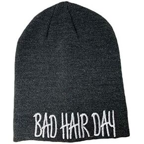 Long Beanie with Bad Hair Day Embroidery in Kuwait